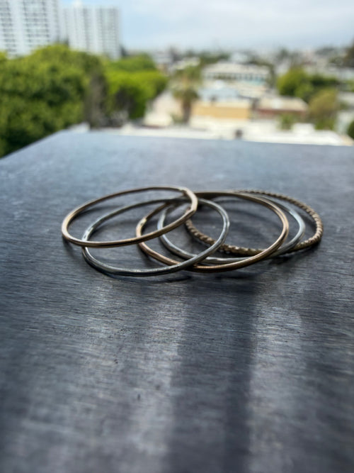 Gold & Silver Rings (set of 5)